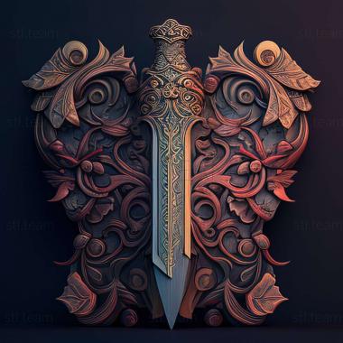 3D model Sword of the Stars game (STL)